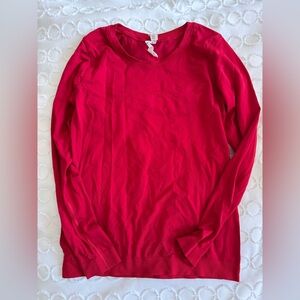 Lululemon Swiftly Tech Long Sleeve - Red